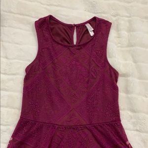 Burgundy Formal Dress